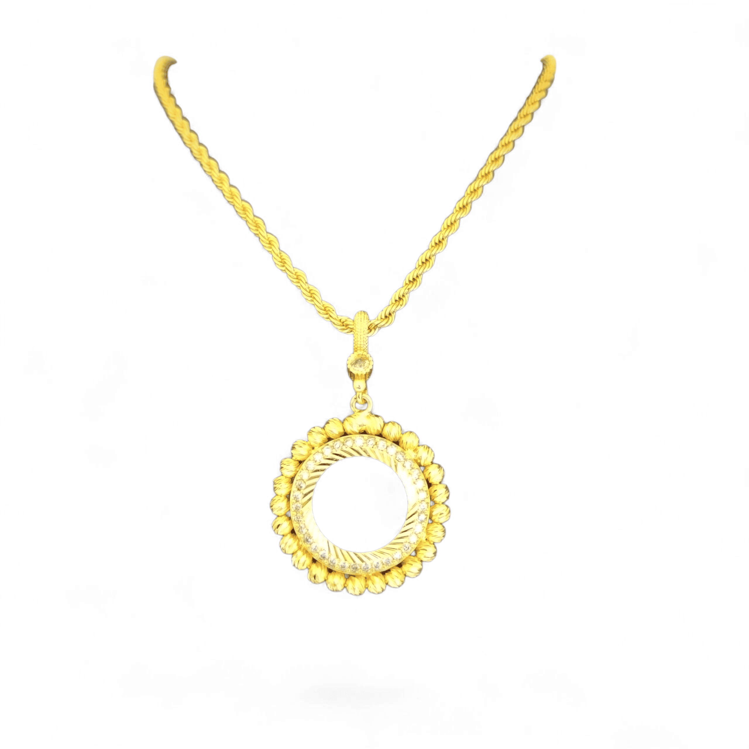 ALTIN KAPLAMA - ZİNCİRLİ ÇERÇEVE