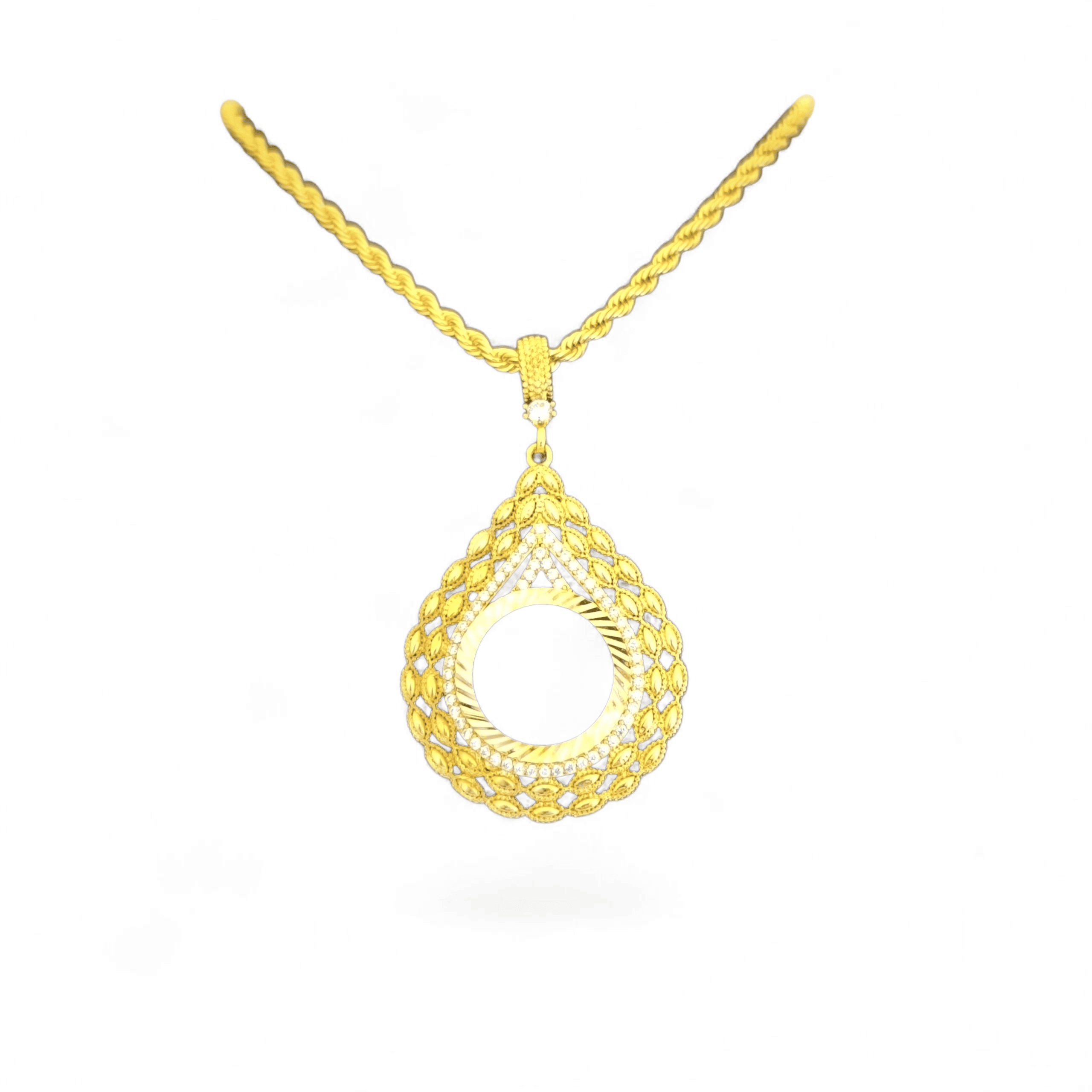 ALTIN KAPLAMA - ZİNCİRLİ ÇERÇEVE