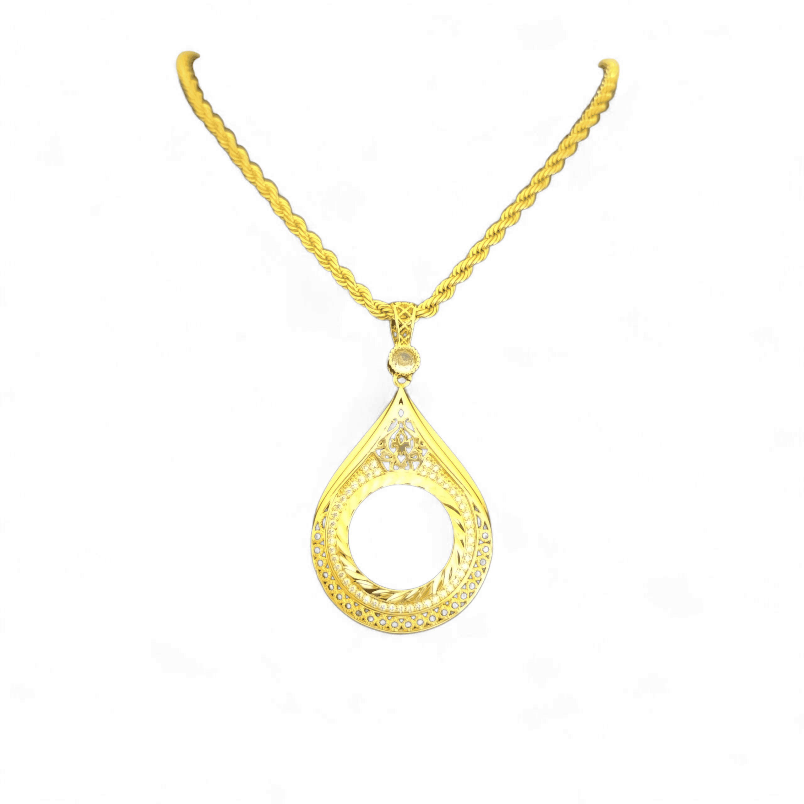 ALTIN KAPLAMA - ZİNCİRLİ ÇERÇEVE