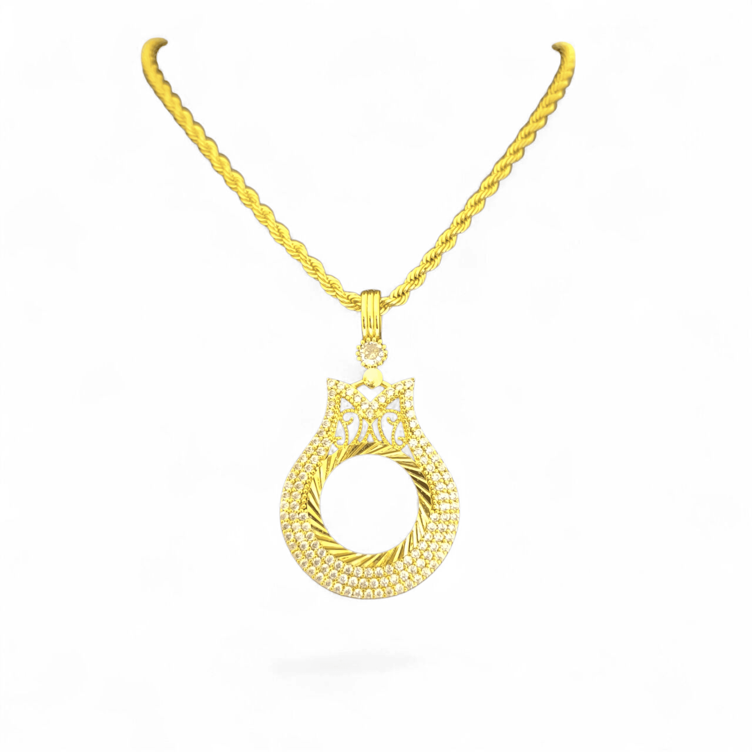 ALTIN KAPLAMA - ZİNCİRLİ ÇERÇEVE