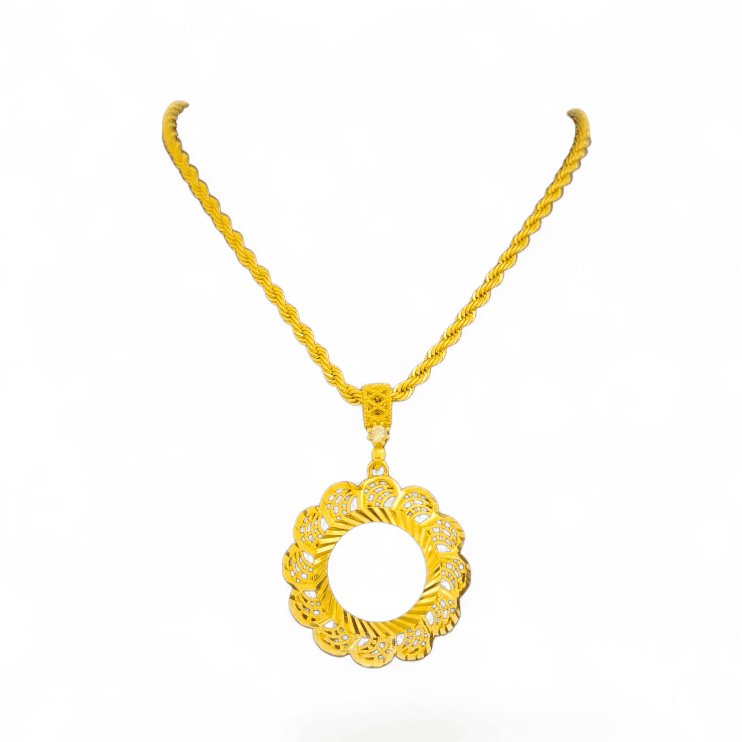 ALTIN KAPLAMA - ZİNCİRLİ ÇERÇEVE