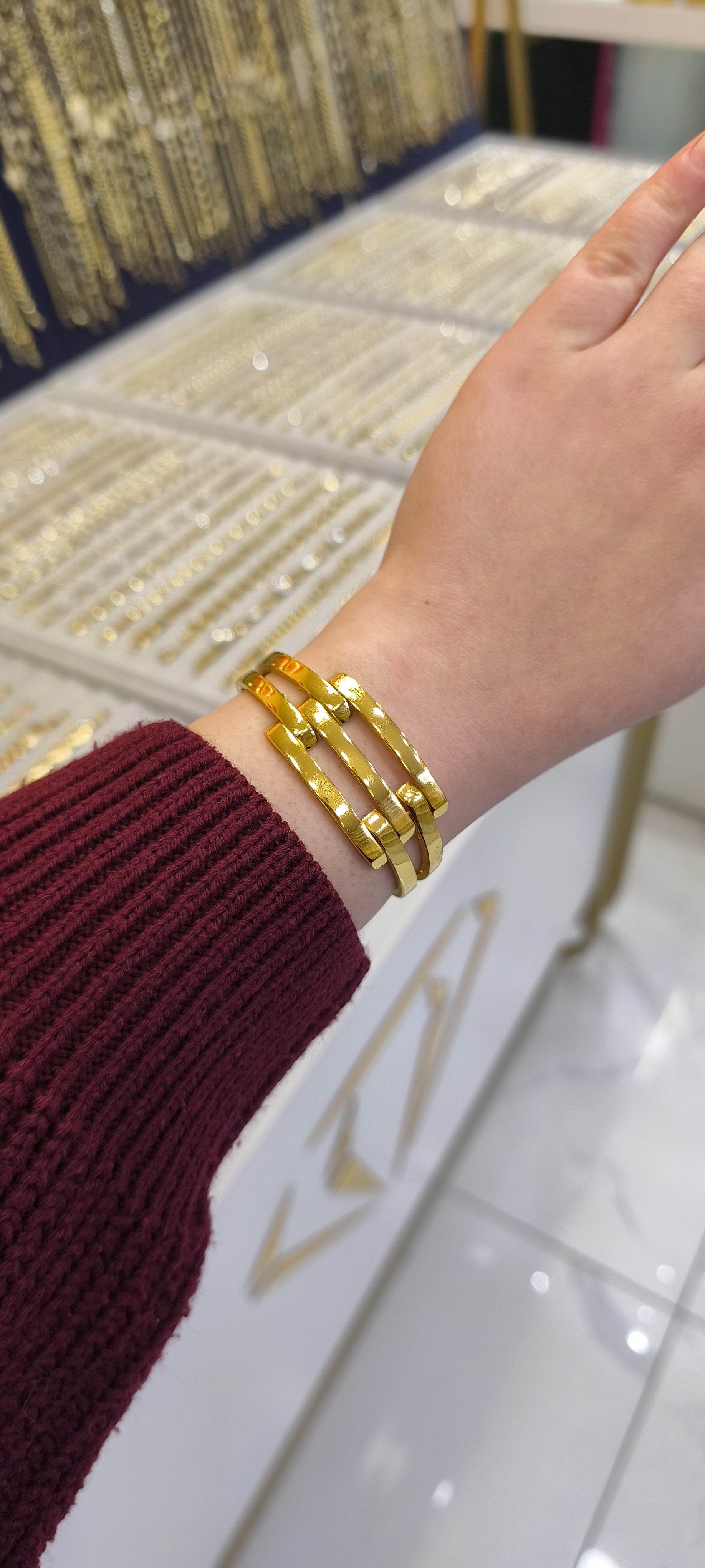 ALTIN KAPLAMA-3'LÜ KABURGA